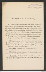 k.k. naturhistorisches Hofmuseum, Intendanzakten 1885-1896 (Hauer), Aktenzahl Z.304/1892, Seite 1